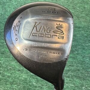 King Cobra Offset 3 Wood Steel Shaft Stiff Firm .350 Oversize Golf Club